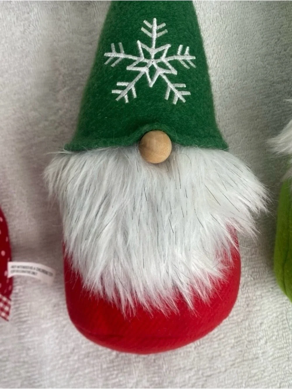 Target Festive Red Green Gnome Home Decor Set of 3 Christmas Holiday Farmhouse